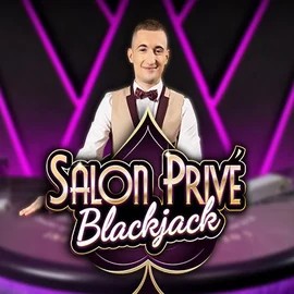Blackjack Salon Privé slot icon by Ezugi, available at BetOnRed Casino