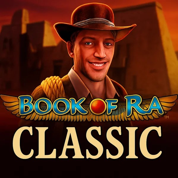 Slots logo of Book of Ra Classic from Novomatic at BetOnRed Casino