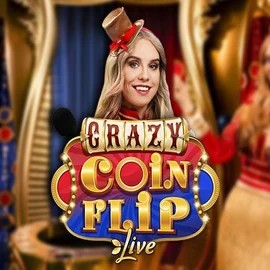 Crazy Coin Flip online game logo by Evolution on betonredkasino.de