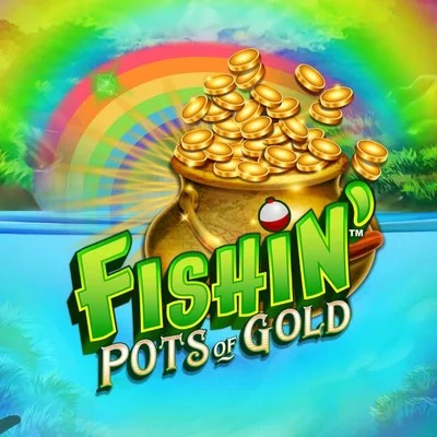 Fishin Pots Of Gold logo – Slots by Gameburger Studios at BetOnRed Casino