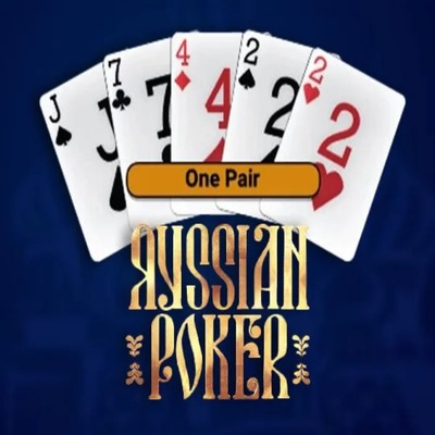Russian Poker online game logo by OneTouch Games on betonredkasino.de