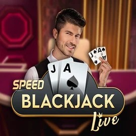 Speed Blackjack logo – Live Casino by Pragmatic Play at BetOnRed Casino